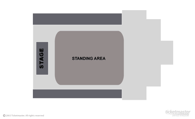 Venue seating chart for Wunderhorse for reference only